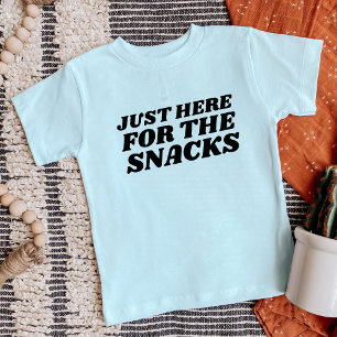 Hier für die Snacks Funny