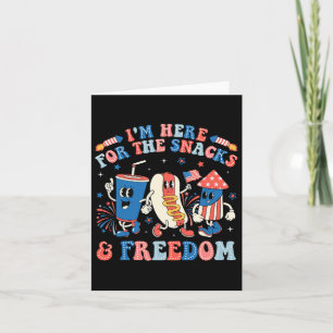 Hier für die Snacks und Freedom Boy Girl Kind 4. Karte