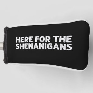 Hier für die Streiche Grüner St. Patrick's Day Golf Headcover
