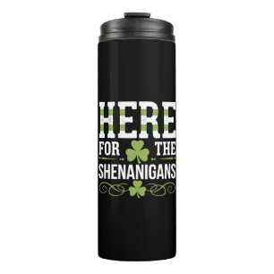 Hier für die Streiche Irisch Irland St. Patrick Thermosbecher