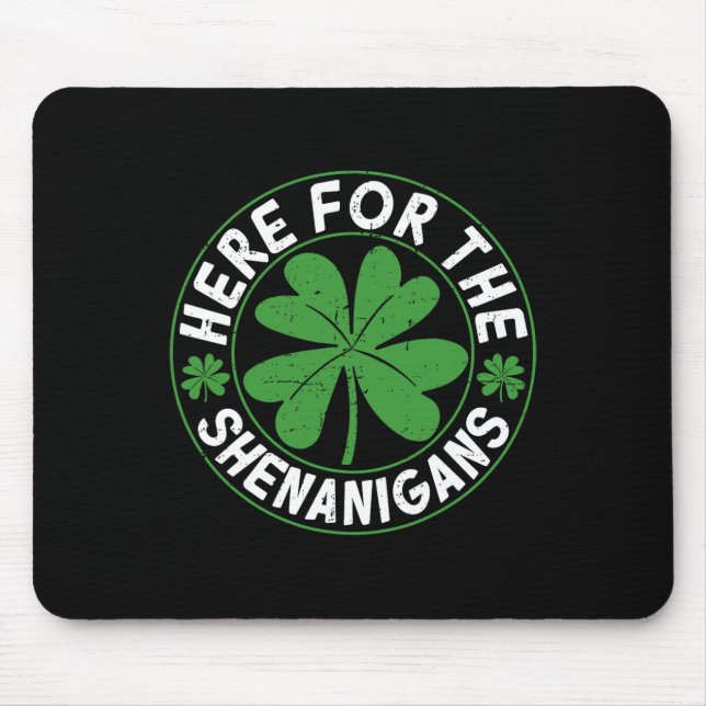 Hier für die Streiche Lustiger St. Patricks Day Mä Mousepad (Vorne)