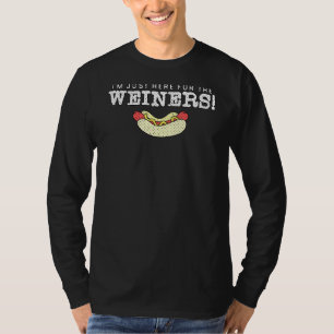 Hier für die Weiners Funny Hot Dog Lover Food T-Shirt