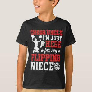 Hier für meine Nichte Cheer Onkel einer Cheerleade T-Shirt