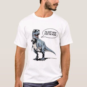 Hier für Roar - Retro Dinosaurier T-Shirt