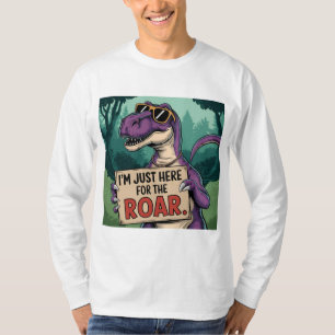 Hier für Roar - Retro Dinosaurier T-Shirt