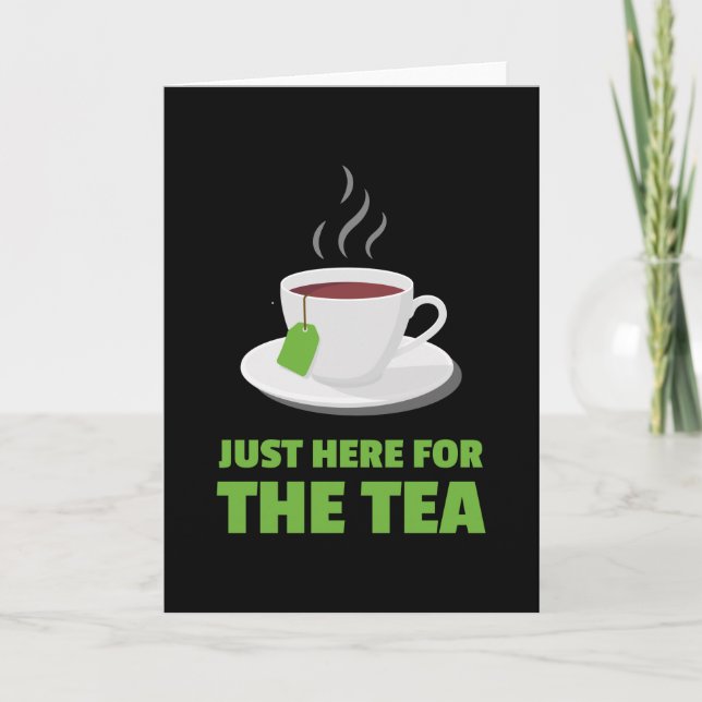 Hier für Tea Tea Drinker Karte (Vorderseite)
