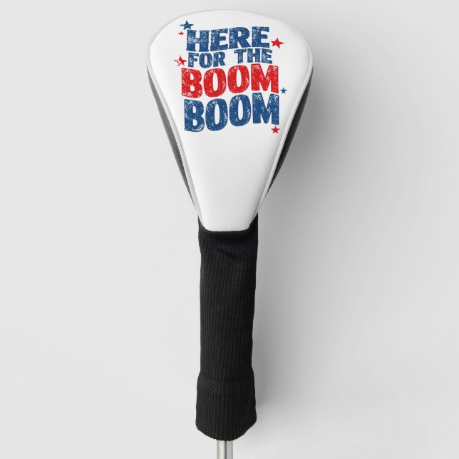 Hier für The Boom 4. Juli Patriotic Golf Headcover (Vorderseite)