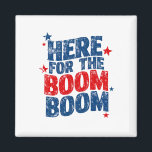 Hier für The Boom 4. Juli Patriotic Magnet<br><div class="desc">Hier für den 4. Juli Patriotischer Unabhängigkeitstag</div>