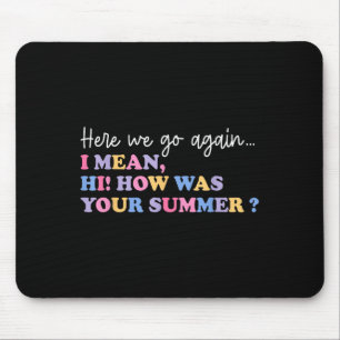 Hier gehen wir wieder Gemein Hallo, wie war dein S Mousepad