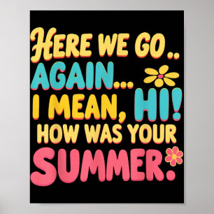 Hier gehen wir wieder Gemein Hallo, wie war dein S Poster