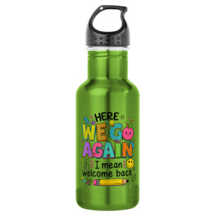 Hier geht's wieder los, ich meine, willkommen zurü edelstahlflasche