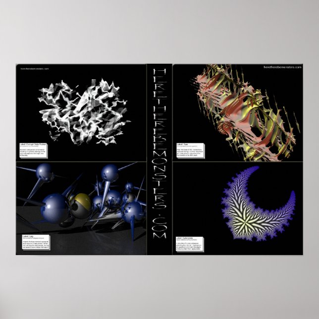 Hier gibt es Monster 4 Packungen Poster (Vorne)