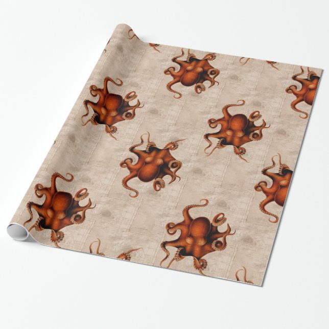 Hier gibt es Monster Geschenkpapier (Ungerollt)