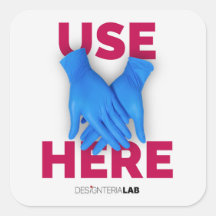 Hier Handschuhe verwenden