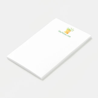 Hier Ihre Logo-Tablette Post-it Klebezettel