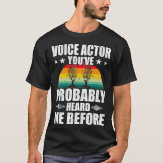 Hier ist Actor Vintage Actor Actress christmas T-Shirt