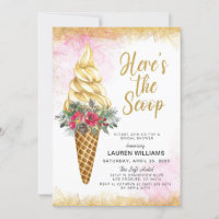 Hier ist das Scoop Ice Cream Brautparty