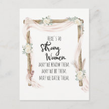 Hier ist das Strong Woman Quote Tribal Boho