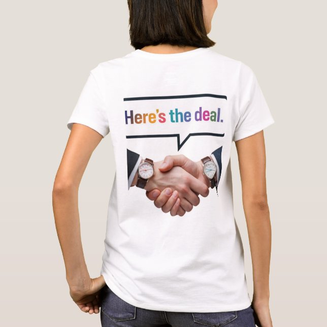 Hier ist der Deal T-Shirt (Rückseite)