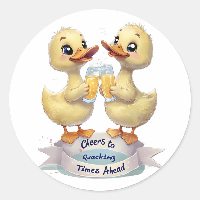 Hier ist der optimierte Eintrag für "Cheers to Qua Runder Aufkleber (Vorderseite)