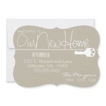 Hier ist der Schlüssel zu unserer neuen Zuhause