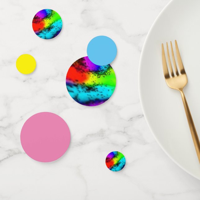 "Hier ist die Farbe" Table Confetti Konfetti (Gruppe)