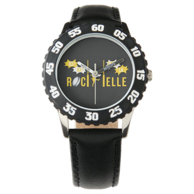 Hier ist die Rochelle Armbanduhr (Vorderseite)