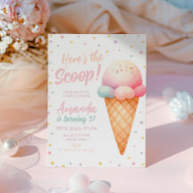 Hier ist die Scoop Ice Cream Birthday Party
