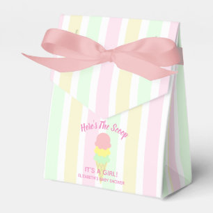 Hier ist die Scoop Ice Cream Summer Baby Dusche Geschenkschachtel