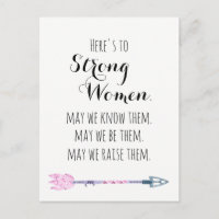 Hier ist die "Strong Woman Quote Tribal Arrow Post