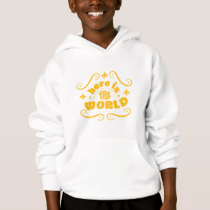 Hier ist die Welt Hoodie
