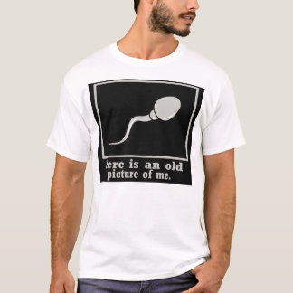 Hier ist ein altes Bild von mir — T - Shirt