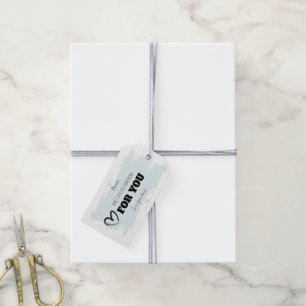 Hier ist ein kleines Geschenk Etikett Geschenkanhänger