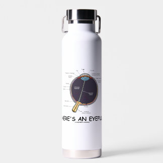 Hier ist ein sehenswerter Eye Anatomy Geek Spaß Trinkflasche