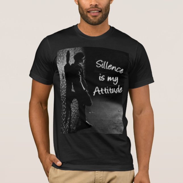 Hier ist ein Vorschlag für ein "Stille ist meine E T-Shirt (Vorderseite)