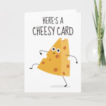 Hier ist eine Cheesy Card Funny Sarcastic Valentin