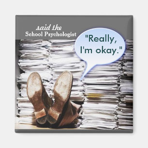 Hier ist eine Psychologin der Schule Magnet