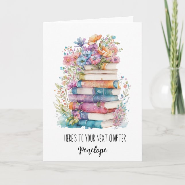 Hier ist Ihr nächstes Kapitel Karte (Vorderseite)