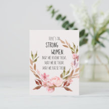 Hier ist Strong Women Pink Peony