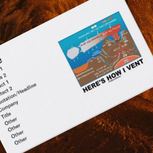 Hier ist, wie ich Vent (Deep Sea Vent Chemistry Sp Visitenkarte