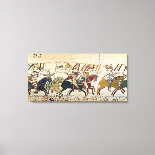 Hier kämpfen die Franzosen Leinwanddruck (Vorderseite)