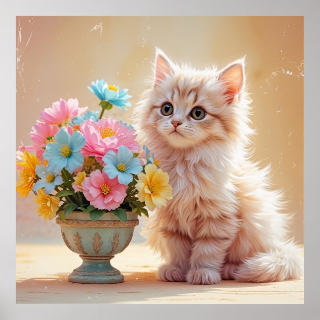 Hier Kätzchen, Kätzchen... Poster (Vorne)