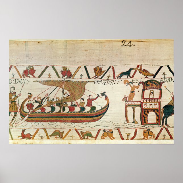 Hier kehrt Earl Harold nach England zurück Poster (Vorne)