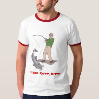 Hier Kitty Catfishing T - Shirt