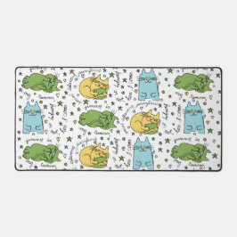 Hier Kitty Kitty Desk Mat Schreibtischunterlage