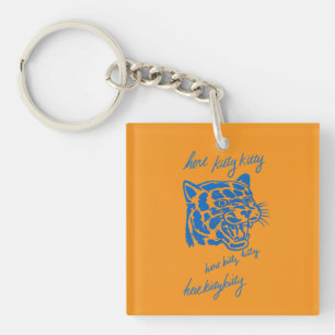 Hier Kitty Kitty Schlüsselanhänger