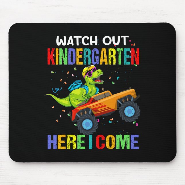 Hier komme ich zum ersten Dinosaurier-Tag Mousepad (Vorne)