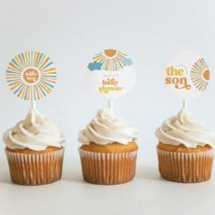 Hier kommen die Son Cupcake Toppers