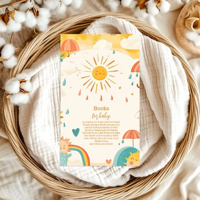 Hier kommen die sonnengelben Bücher für Baby Begleitkarte (Von Creator hochgeladen)