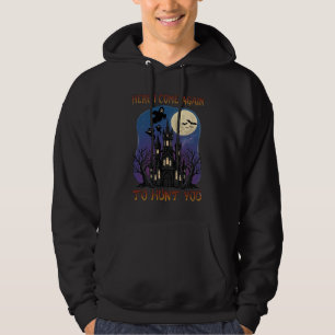 Hier kommen wieder Geister des verlassenen Schloss Hoodie
